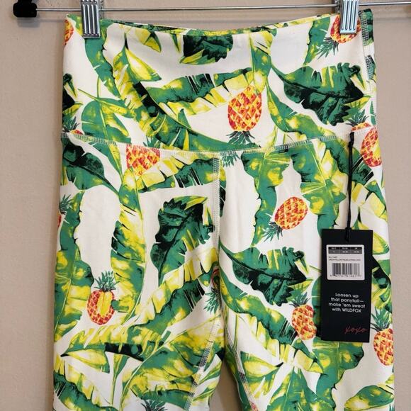 Wildfox Leggings Green Small NWT - Picture 4 of 5